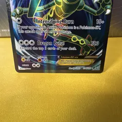 Rayquaza EX Full Art 104/108 Roaring Skies Holo Mint NM Pokemon Card - 🐉 - Image 3