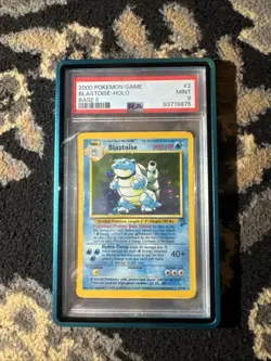 2000 Pokemon Blastoise Holo Base Set 2 PSA 9#2 Card - Image 1