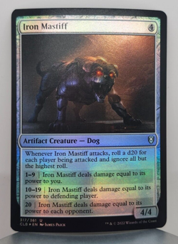 Foil - Iron Mastiff - Commander Legends: Battle for Baldur's Gate (CLB) - MTG - Image 1