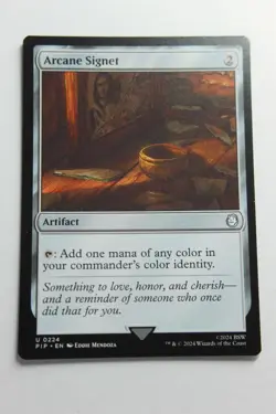 MTG Arcane Signet x2- -Fallout-Near Mint - Image 1