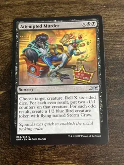 Attempted Murder 066/244 Unfinity UNF MTG Magic The Gathering S3770* - Image 1