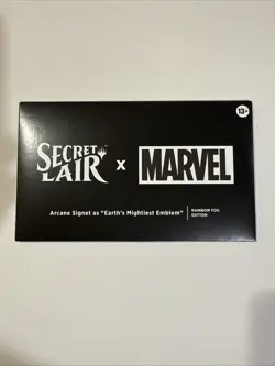 MTG Arcane Signet as "Earth's Mightiest Emblem" Foil Promo Marvel X Secret Lair - Image 1