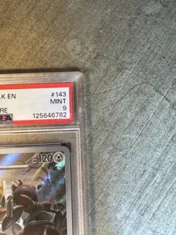 2025 POKEMON BLACK BOLT EN BISHARP ILLUSTRATION RARE #143 💎 PSA 9 - Image 2