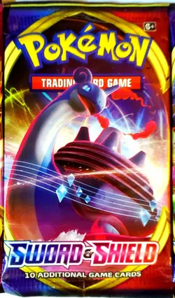 1pk: SWORD & SHIELD Base Set - Pokemon TCG - One Foil Pack - Art At Random - Image 3