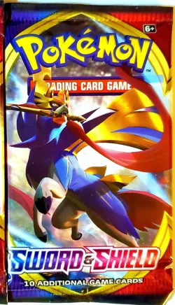 1pk: SWORD & SHIELD Base Set - Pokemon TCG - One Foil Pack - Art At Random - Image 5