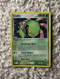 Cradily Holo Pokemon 2006 EX Legend Maker 3/92 Double Swirls NM - Image 5