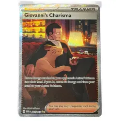 GIOVANNI'S CHARISMA 204/165 SIR SCARLET & VIOLET 151 2023 POKEMON ENGLISH NM/M - Image 1
