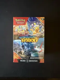 Pokemon TCG Surging Sparks Booster Bundle (6 Packs) Factory Sealed - Image 1