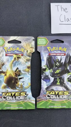 Pokemon Fates Collide Sleeved Booster Pack COMPLETE ART SET - 4 Packs SEALED - Image 2