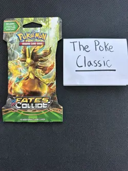 Pokemon Fates Collide Sleeved Booster Pack COMPLETE ART SET - 4 Packs SEALED - Image 4