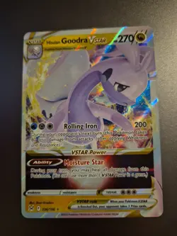 Hisuian Goodra VSTAR - Lost Origin #136/196 - Holo Shiny - Near Mint - Pokemon - Image 1