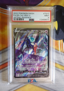 Shadow Rider Calyrex V TG17 PSA 9 2022 Pokemon SWSH Astral Radiance - Image 1