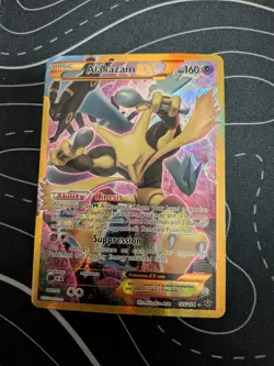 Alakazam EX 125/124 XY Fates Collide 2016 Secret Rare Pokemon - Image 1