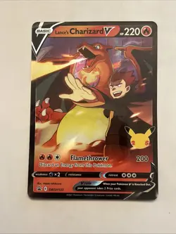Lance's Charizard V - SWSH133 Sword & Shield Black Star Promo NM/MT Pokemon TCG - Image 1