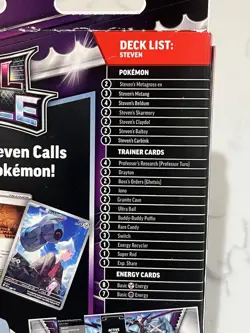 Pokemon Rival Battle Deck Steven's Beldum Illustration Metagross Ex New In Hand! - Image 4
