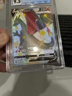 2020 Pokemon Charizard V Champions Path 079/073 Gem Mint 9.5 CGC Grade Like PSA - Image 5
