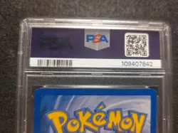 1999 POKEMON FOSSIL 1ST ED #60 GAMBLER PSA 9 Freshly Graded - Image 5