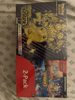 Pokemon Surging Sparks ETB & Booster Bundle Costco 2-pack. Factory Sealed - Image 1