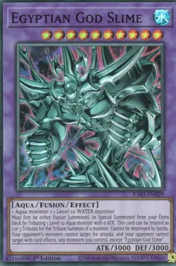 yugioh 1x Egyptian God Slime RA01-EN029 SUPER RARE ENGLISCH - Image 1