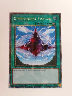YU-GI-OH Dimensional Fissure 1st Edition Quarter Century Secret Rare Inv30453423 - Image 1