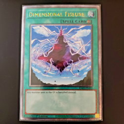 YU-GI-OH Dimensional Fissure RA03-EN163 1st Edition Quarter Century Secret Rare - Image 1