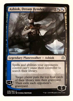 Near Mint - Ashiok, Dream Render U War of the Spark 228 - Image 1