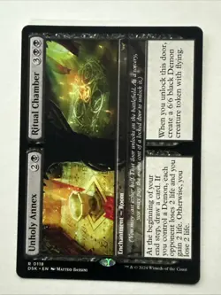 MTG Unholy Annex /Ritual Chamber 0118 Reg Duskmourn: House of Horror NM DSK - Image 1