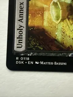 MTG Unholy Annex /Ritual Chamber 0118 Reg Duskmourn: House of Horror NM DSK - Image 2