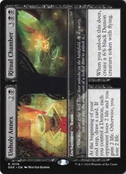 Unholy Annex // Ritual Chamber R Duskmourn: House of Horror 118 NM - Image 1