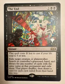 1x MTG The End Promo Pack Wilds of Eldraine WOE - Image 1