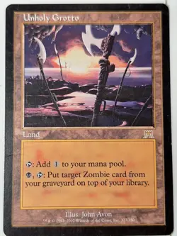 Unholy Grotto - Onslaught - Magic the Gathering MTG Nice! - Image 1