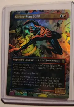 FOIL Spider-Man 2099 (Borderless) R Marvel's Spider-Man 205 NM - Image 3