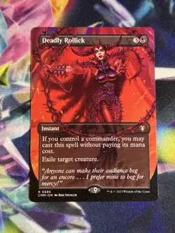 Deadly Rollick (Borderless) Commander Masters Regular - Image 1
