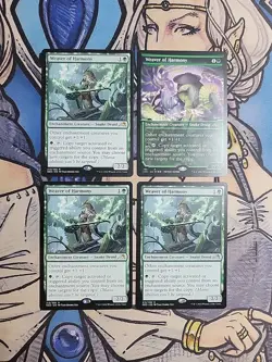 4x Weaver of Harmony (1 is Showcase) - NM/M NEO MTG Magic - Image 1