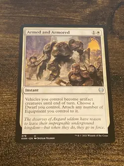 Armed and Armored 379 Kaldheim MTG Magic the Gathering D8152* - Image 1