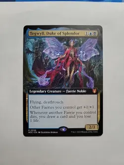 MTG - Tegwyll, Duke of Splendor (Extended Art) WOC Regular M#0039 - Image 1