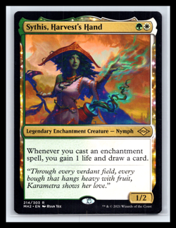 MTG Sythis Harvests Hand Modern Horizons 2 #214 Regular Rare MH2 Magic TCG CCG - Image 1