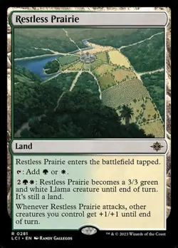 Restless Prairie - Foil LCI NM MTG - Image 1