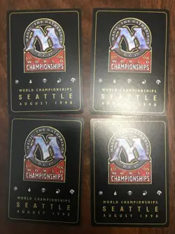 4x SURVIVAL OF THE FITTEST NM World Championship 1998 Magic the Gathering Gold B - Image 2