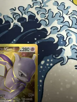 Mewtwo VSTAR 086/078 Secret Gold Rare Pokemon Go Near Mint - Image 4
