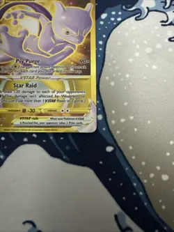 Mewtwo VSTAR 086/078 Secret Gold Rare Pokemon Go Near Mint - Image 5