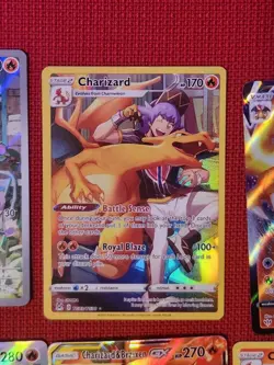 🔥 CHARIZARD POKEMON CARD Lot AUTHENTIC + FREE 1X1 MINI BINDER - RARE Vintage - Image 4