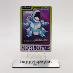 Pokemon Cards Bandai Carddass Nidoqueen File No.030 1997 VG Japanese g105 - Image 1