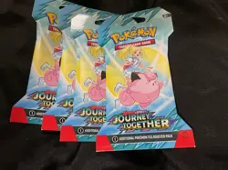 Pokemon scarlet and violet jorney together 4 packs - Image 1