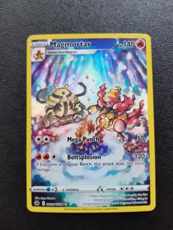 Magmortar GG03/GG70 Crown Zenith Galarian Gallery Full Art Pokemon Card TCG - Image 1