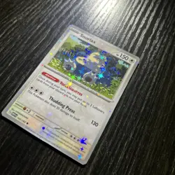 Snorlax Holo Reflective Rare Scarlet And Violet Set 151 Pokemon Card Custom - Image 3