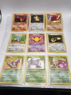 Complete Pokemon Unlimited Team Rocket Non-Holo Uncommon/Common 48 Card Set LP - Image 3