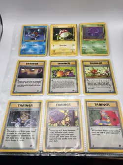 Complete Pokemon Unlimited Team Rocket Non-Holo Uncommon/Common 48 Card Set LP - Image 5