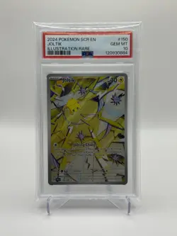 PSA 10 2024 POKEMON SCR EN-STELLAR CROWN #150 JOLTIK ILLUSTRATION RARE - Image 1