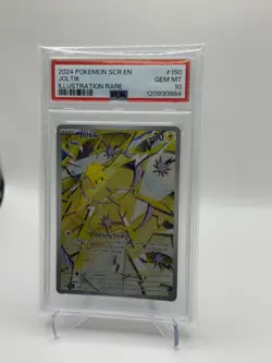 PSA 10 2024 POKEMON SCR EN-STELLAR CROWN #150 JOLTIK ILLUSTRATION RARE - Image 3